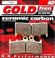  GOLD fren Brake Pads Back